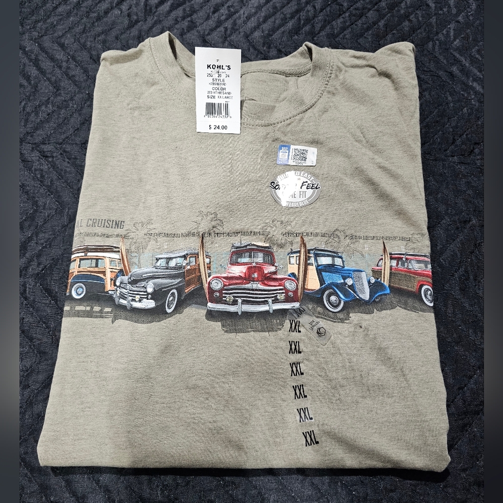Men's Graphic T-Shirt in Gray Kohl's - Picture 3 of 4